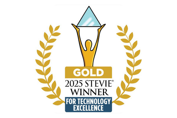 Gold Stevie® Award Winner For Technology Excellence 2025